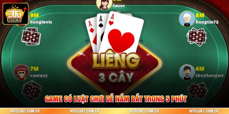 Game có luật chơi dễ nắm bắt trong 5 phút