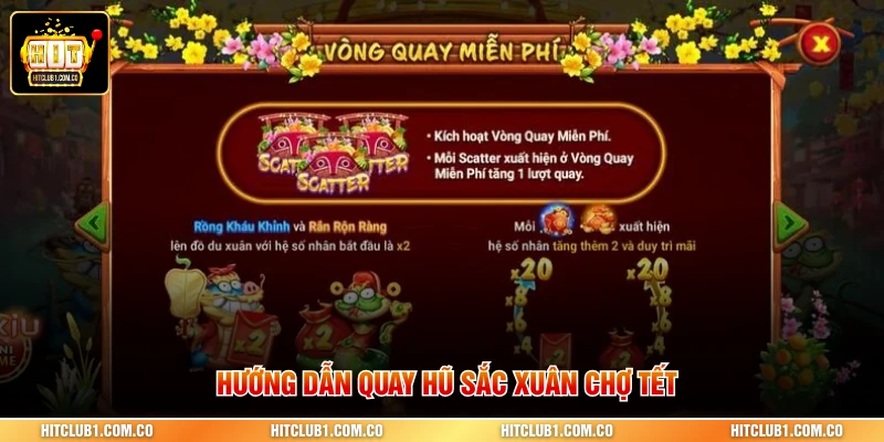 Hướng dẫn quay hũ Sắc xuân chợ tết